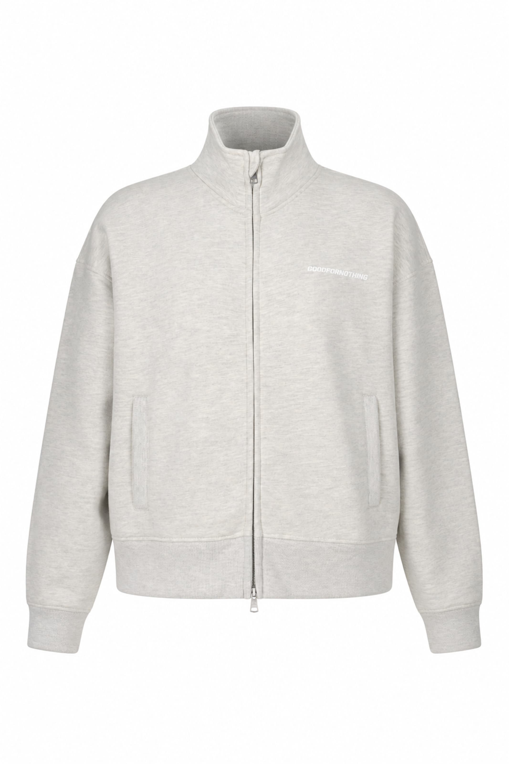 Veste de survêtement Good For Nothing en gris : devant