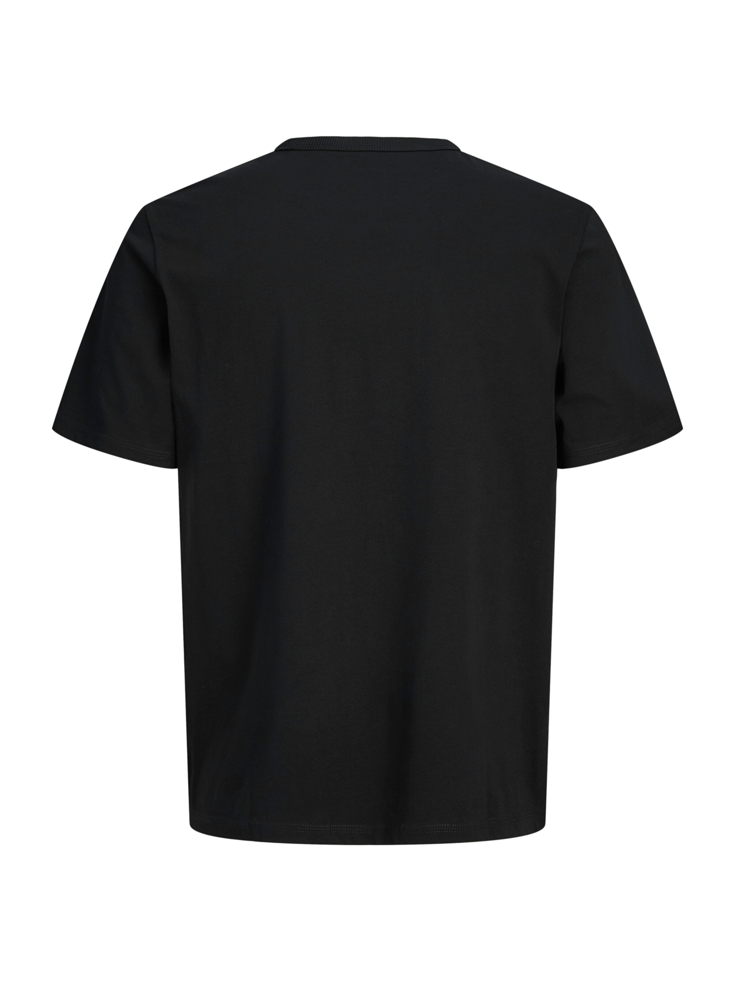 Jack & Jones Plus Футболка 'JJCollege' в Черный