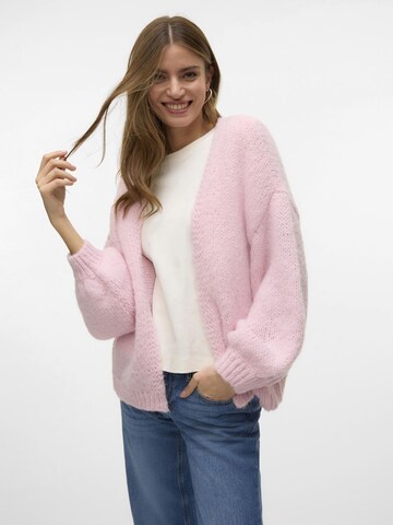 VERO MODA Strickjacke 'Maybe' in Pink