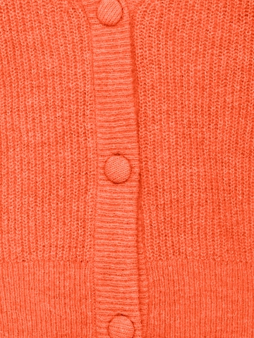 Geacă tricotată 'DUSTY' de la ICHI pe portocaliu