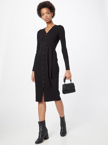 Robes en maille Wallis en noir