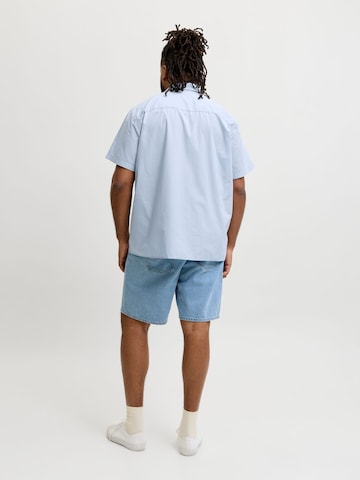 JACK & JONES Regular fit Button Up Shirt in Blue