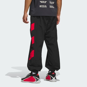 Effilé Pantalon de sport 'Anthony Edwards Foundation' ADIDAS PERFORMANCE en noir