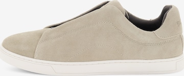 Baskets basses Boggi Milano en marron : devant