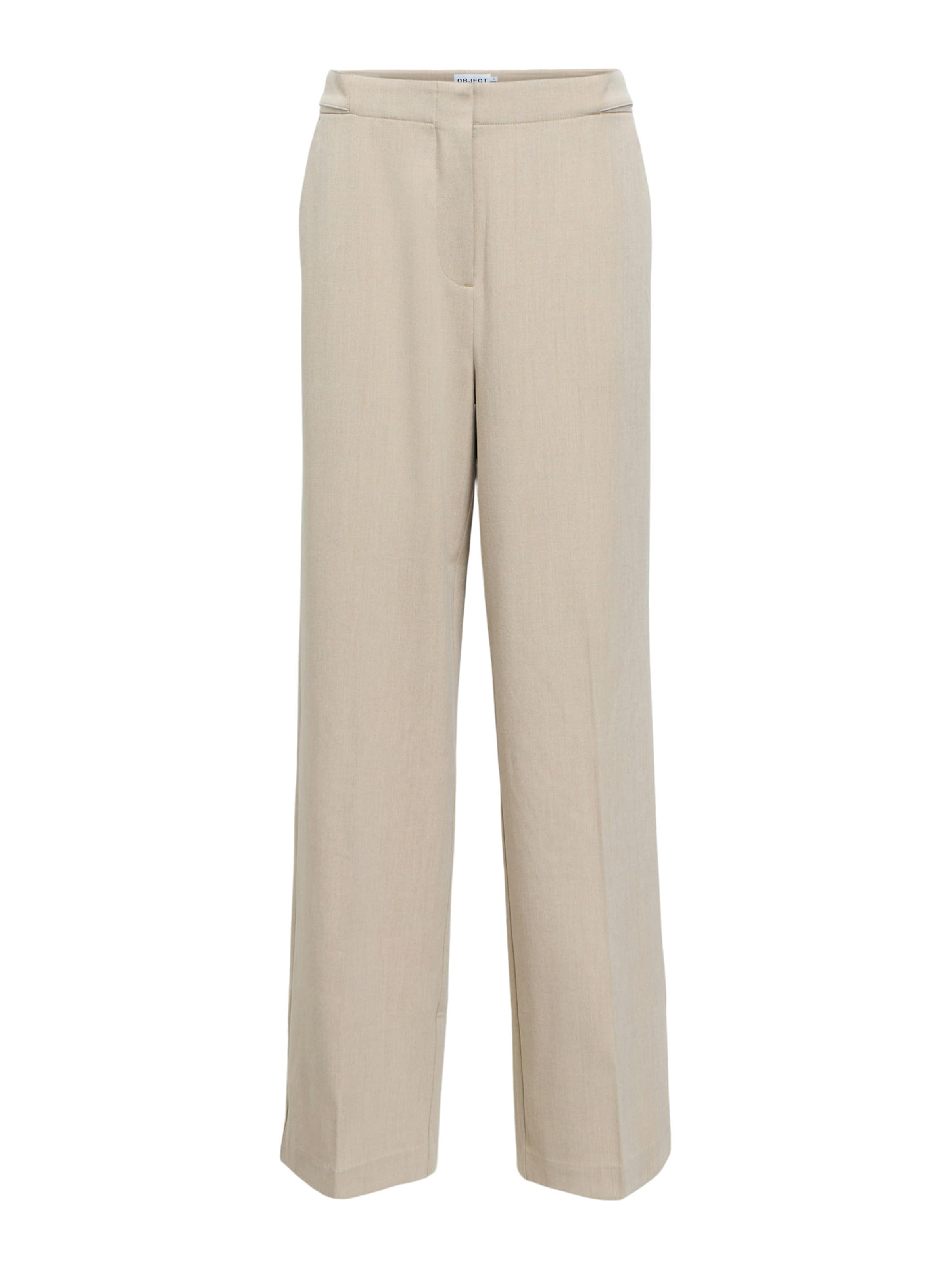 Pantalon à plis 'OBJKAMMY' OBJECT en gris : devant