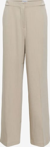 Pantalon à plis 'OBJKAMMY' OBJECT en gris : devant