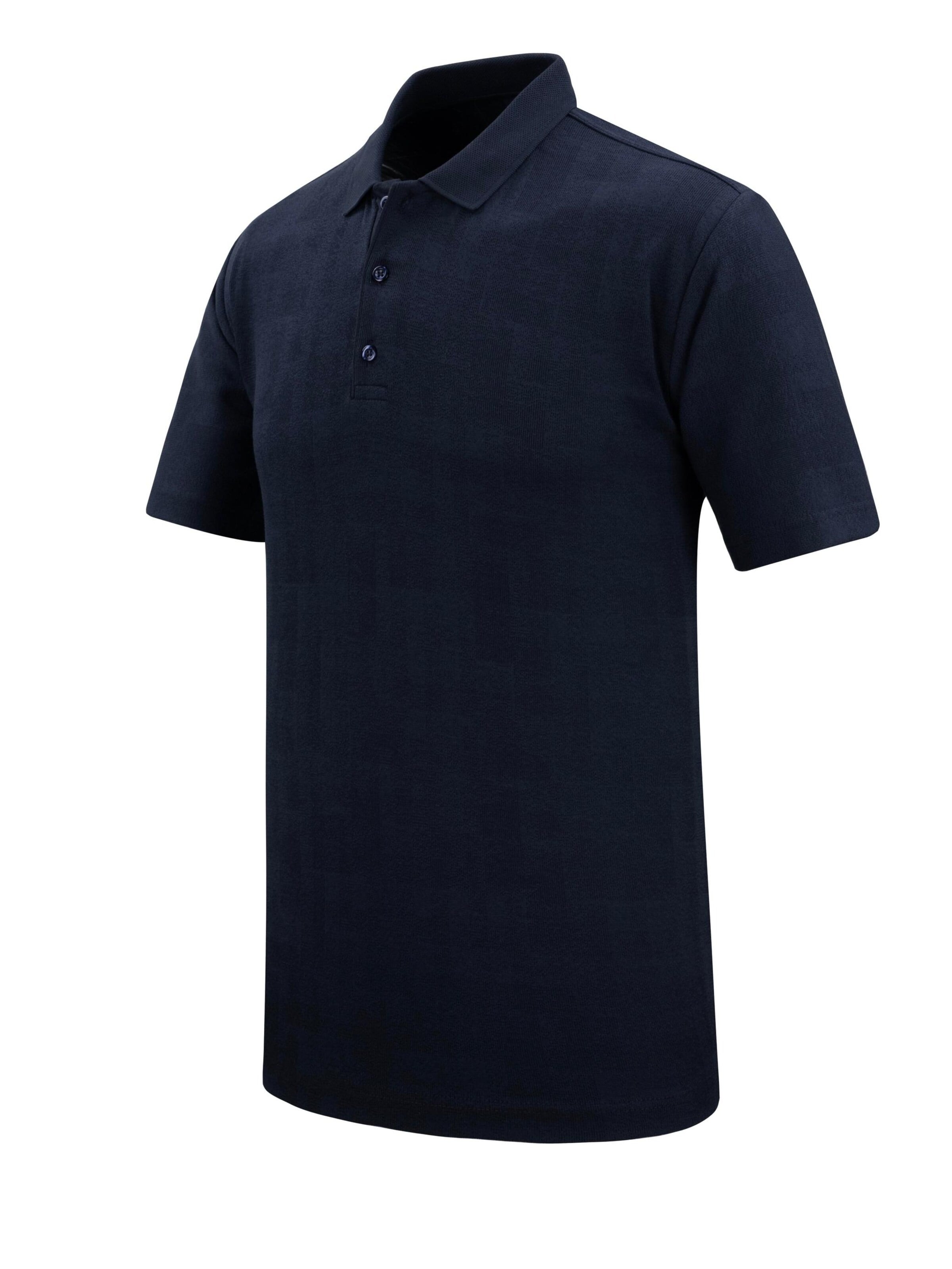 Cizgi Triko Shirt‌‌‌‌ in Blau