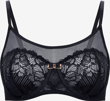 Marc & André Bralette Bra in Black: front