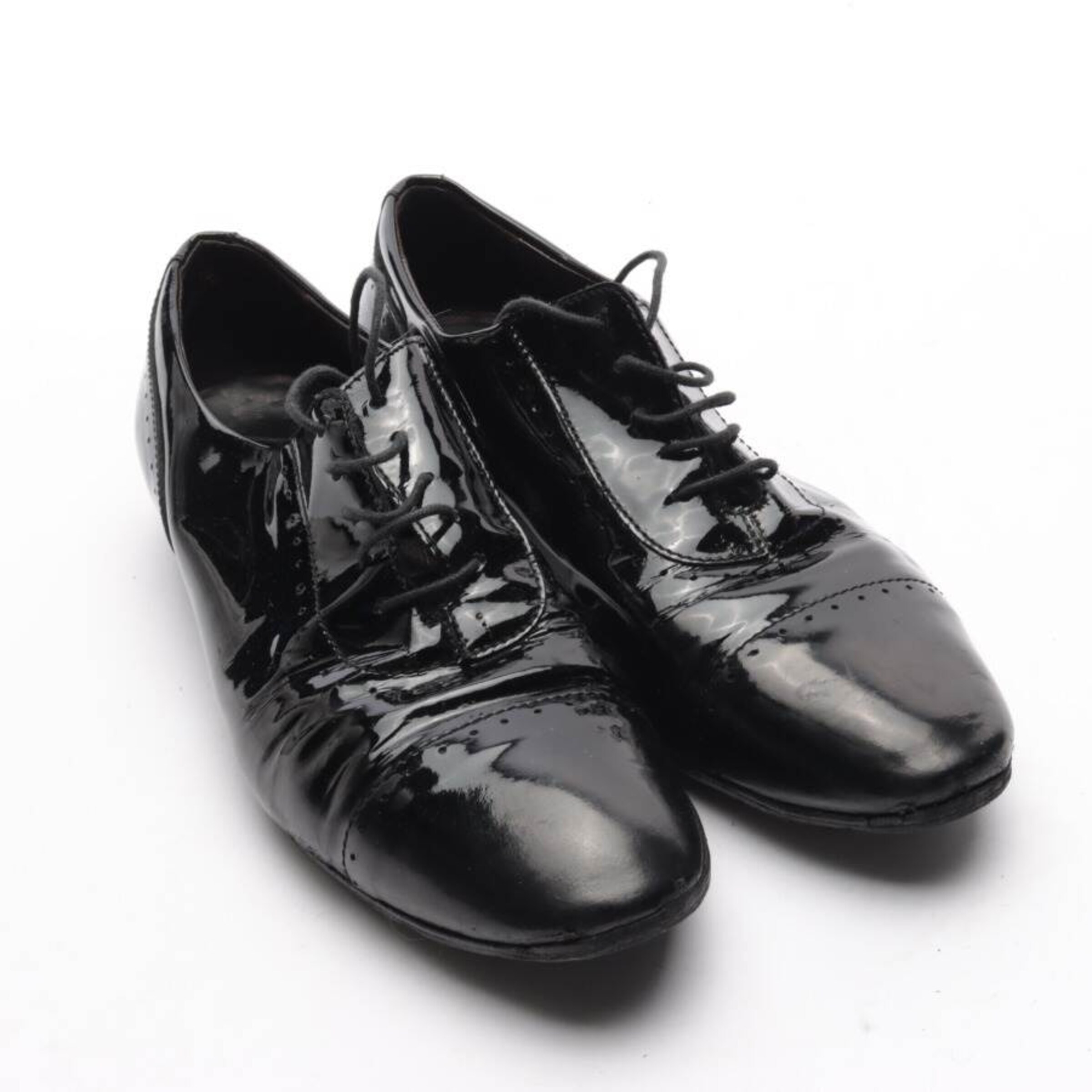 Attilio Giusti Leombruni Halbschuhe 37 in Schwarz: Vorderseite