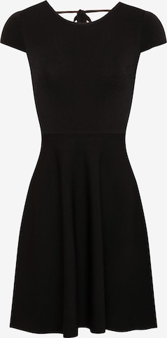 Morgan - Vestido de malha em preto: frente