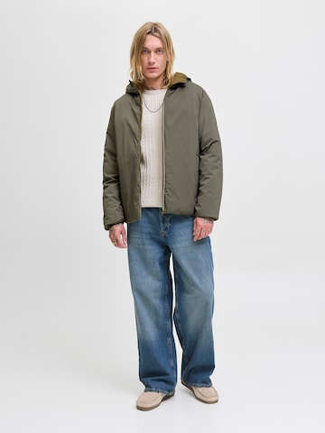 JACK & JONES Prehodna jakna 'JJEBROOK' | zelena barva