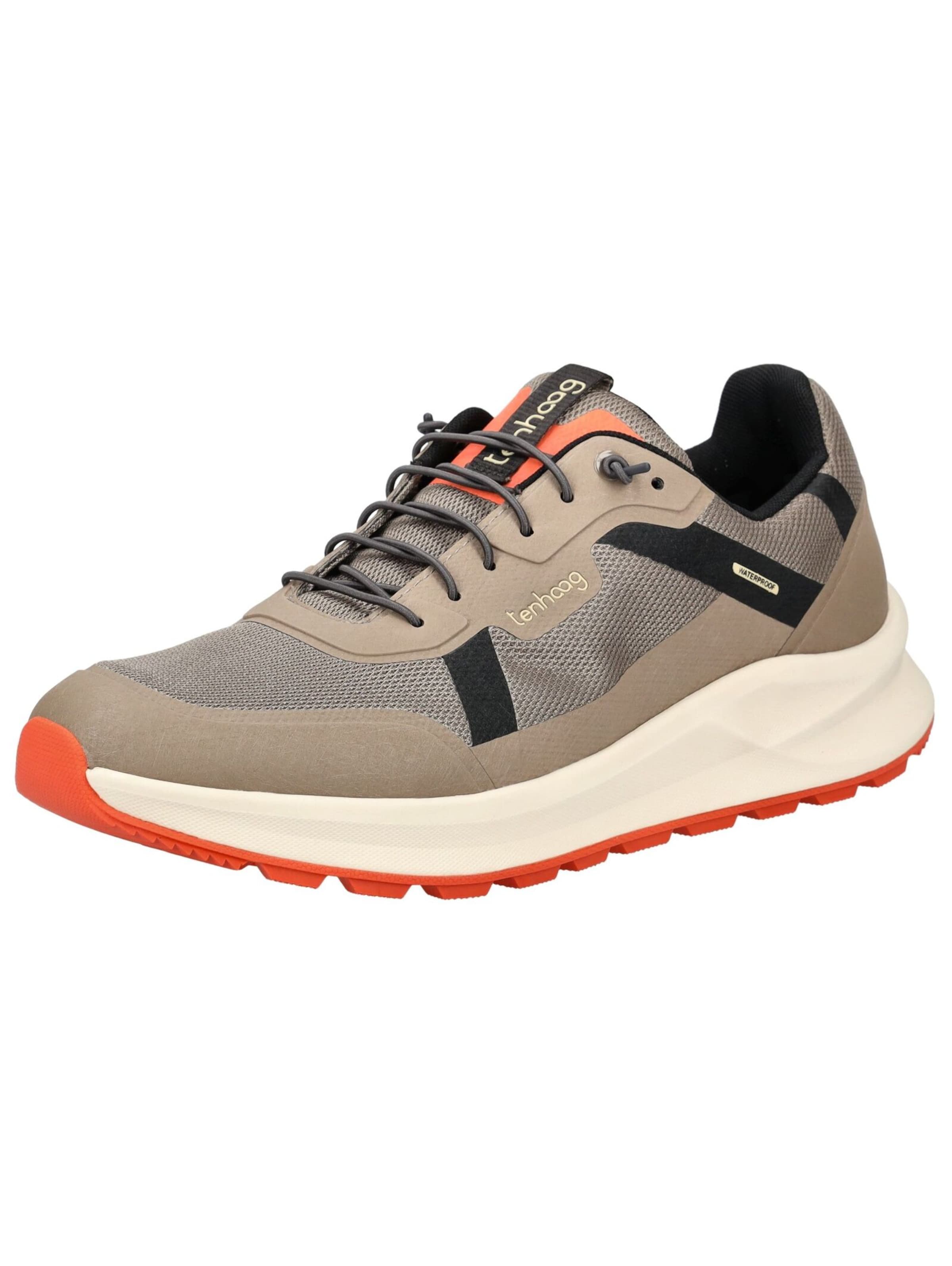 Tenhaag Platform trainers in Brown: front