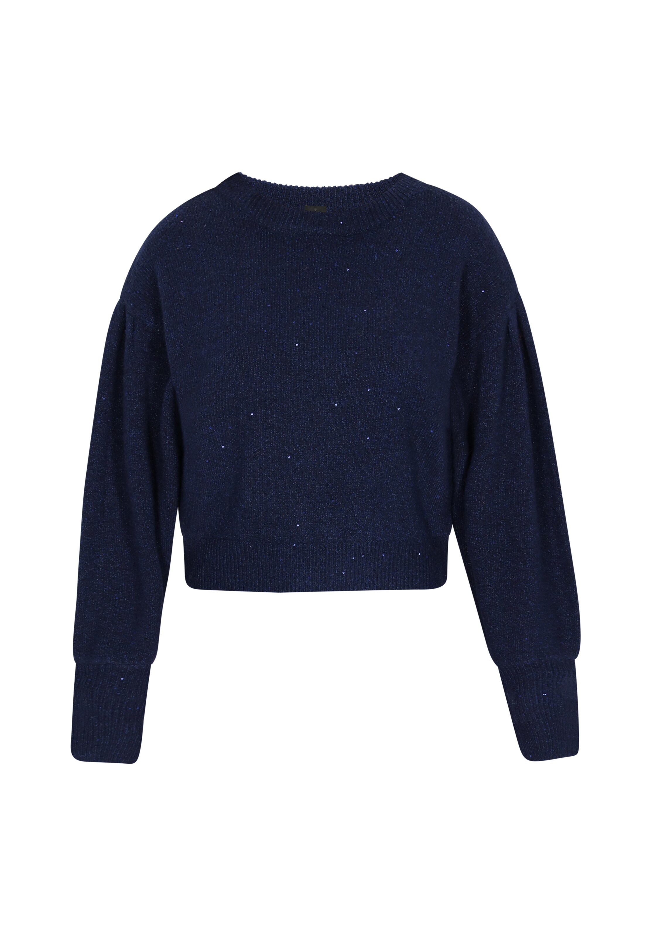 DreiMaster Klassik Пуловер в синьо: отпред