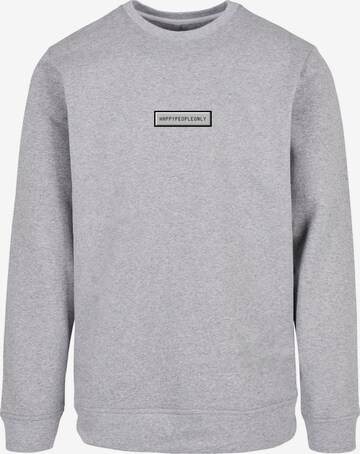 F4NT4STIC Sweatshirt 'SIlvester Party Happy People Only' in Grey: front