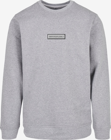 F4NT4STIC Sweatshirt 'SIlvester Party Happy People Only' in Grey: front