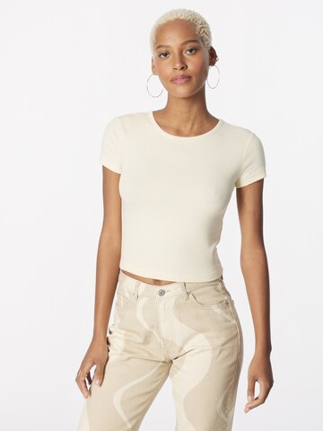 Gina Tricot - Camiseta en beige: frente