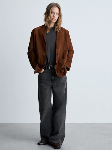 MANGO Shirt 'BIRI' in Grey