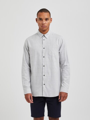 Bertoni Comfort fit Button Up Shirt 'Kornelius' in Grey: front