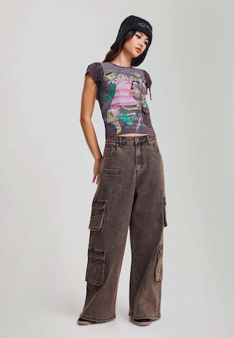 Ed Hardy - Camiseta en marrón