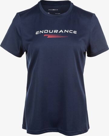 ENDURANCE Performance Shirt 'Keiling' in Blue: front