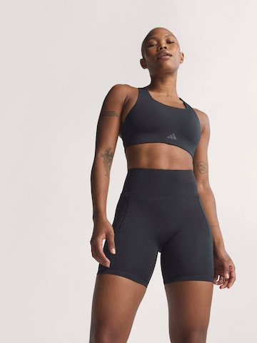 Skinny Pantaloni sportivi 'OPT PWR' di ADIDAS PERFORMANCE in nero