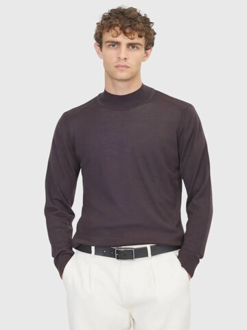 Ramsey Knit Cardigan in Purple