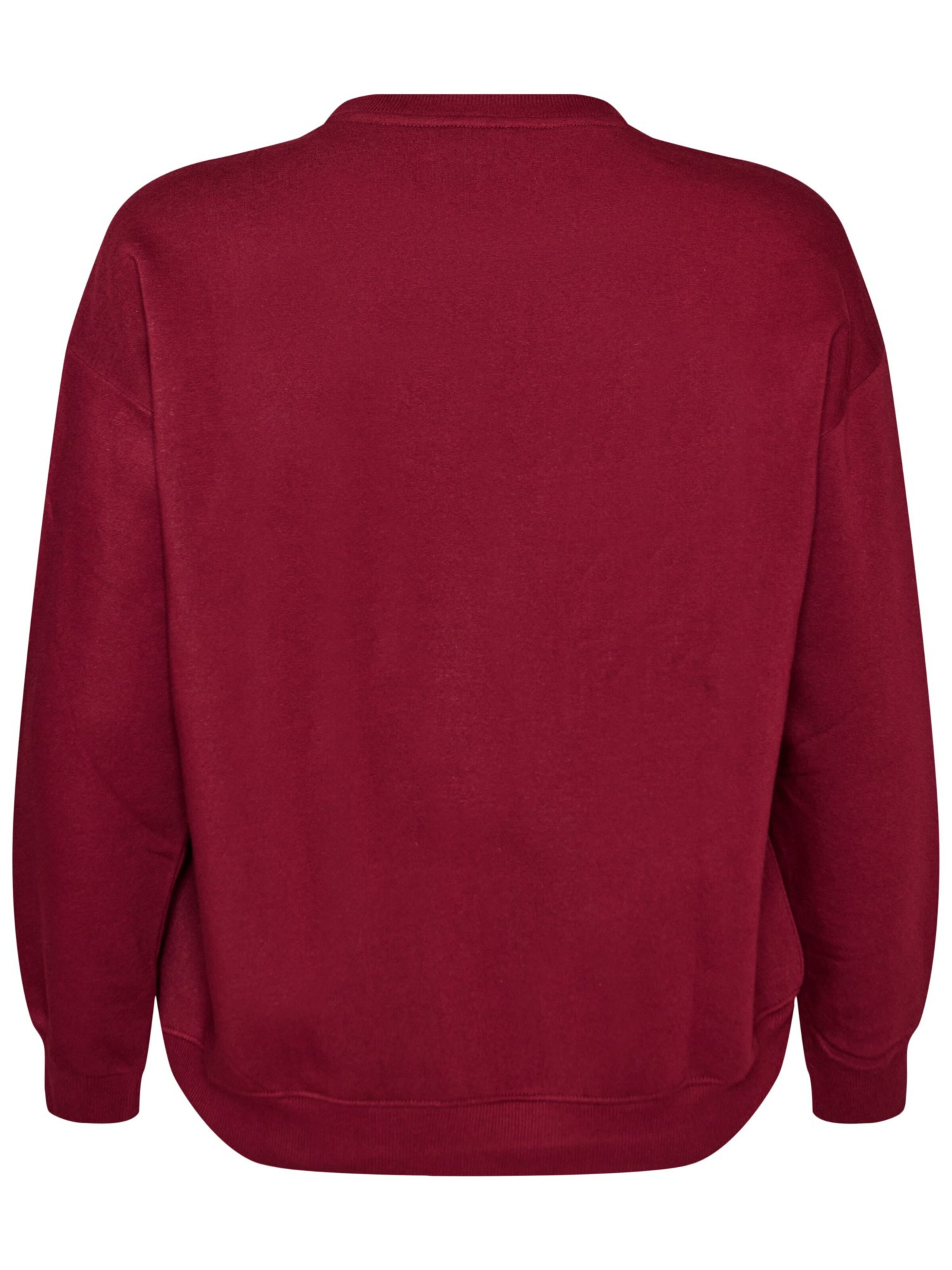 ZizziSweater majica 'MRIKKE' - crvena boja