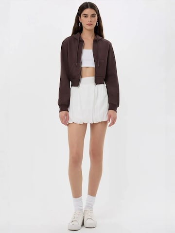 Hiccup Zip-Up Hoodie in Brown