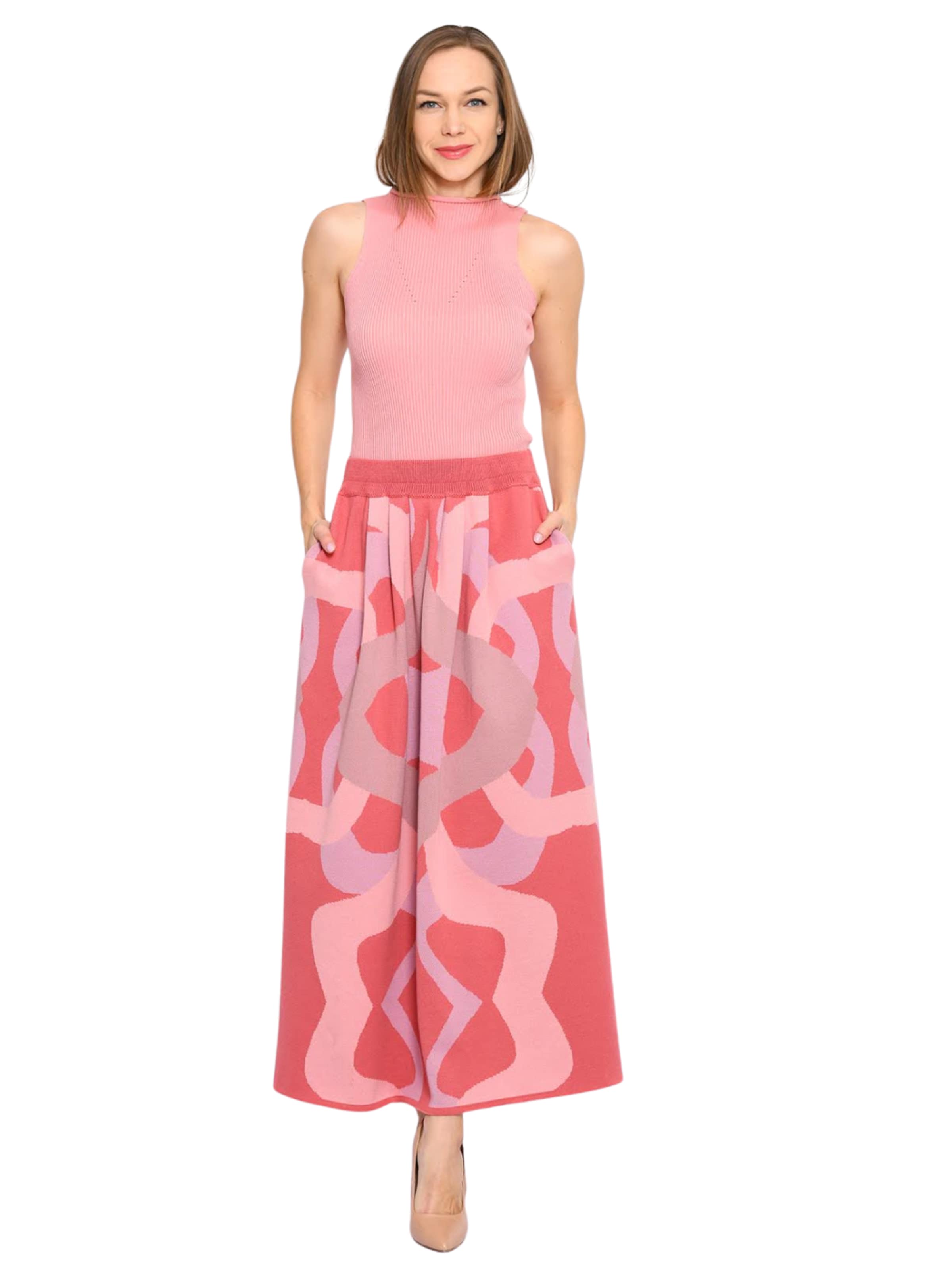 Csillag Zsuzsi - Falda 'Dreamgate Ruffled Pocket' en marrón