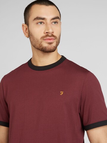 FARAH T-Shirt 'GROVES' in Rot