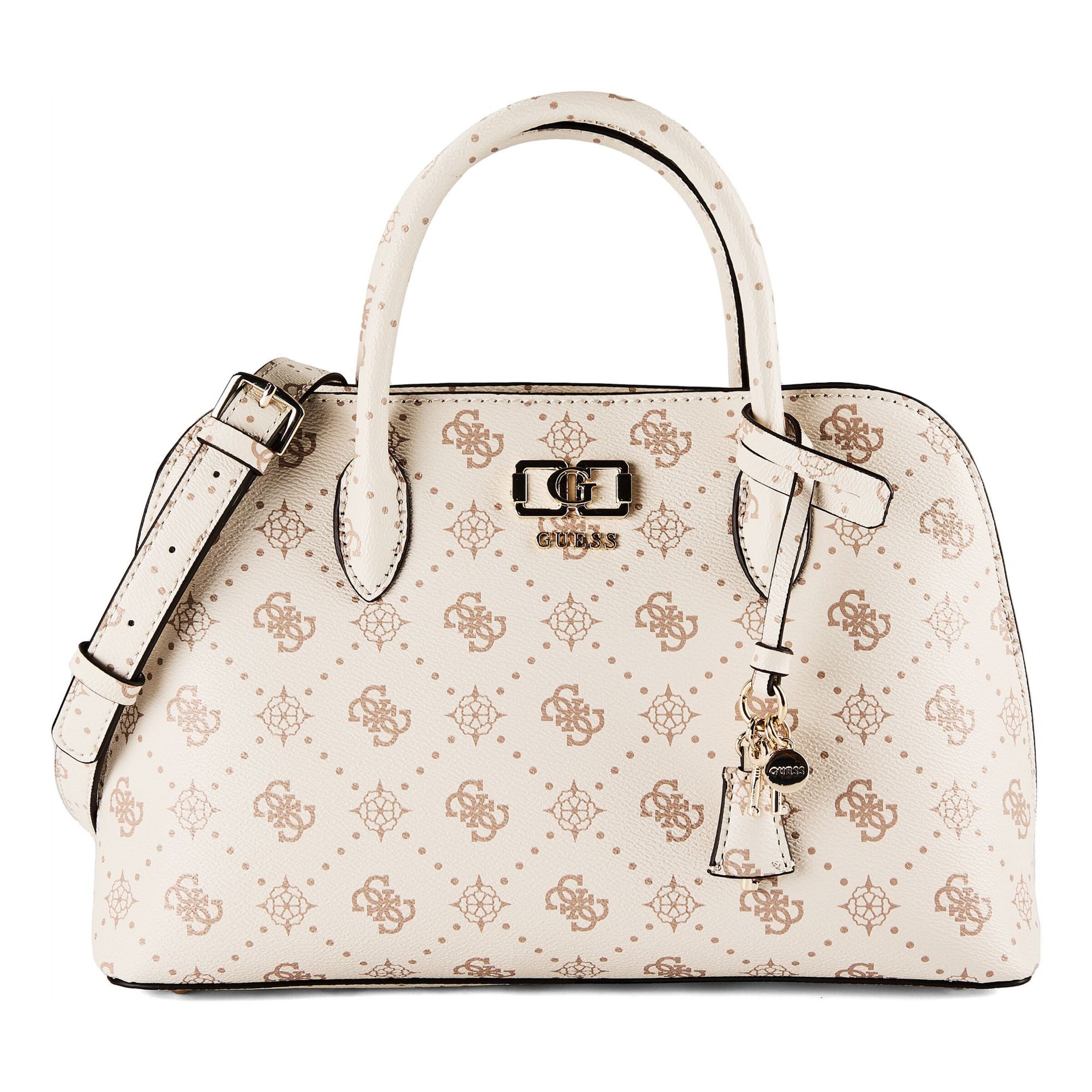 Borsa a mano 'Emelie' di GUESS in bianco: frontale