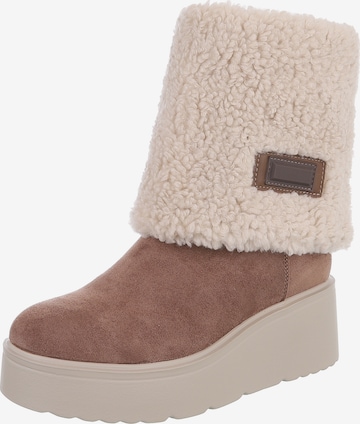 Ital-Design Ankle Boots in Brown: front