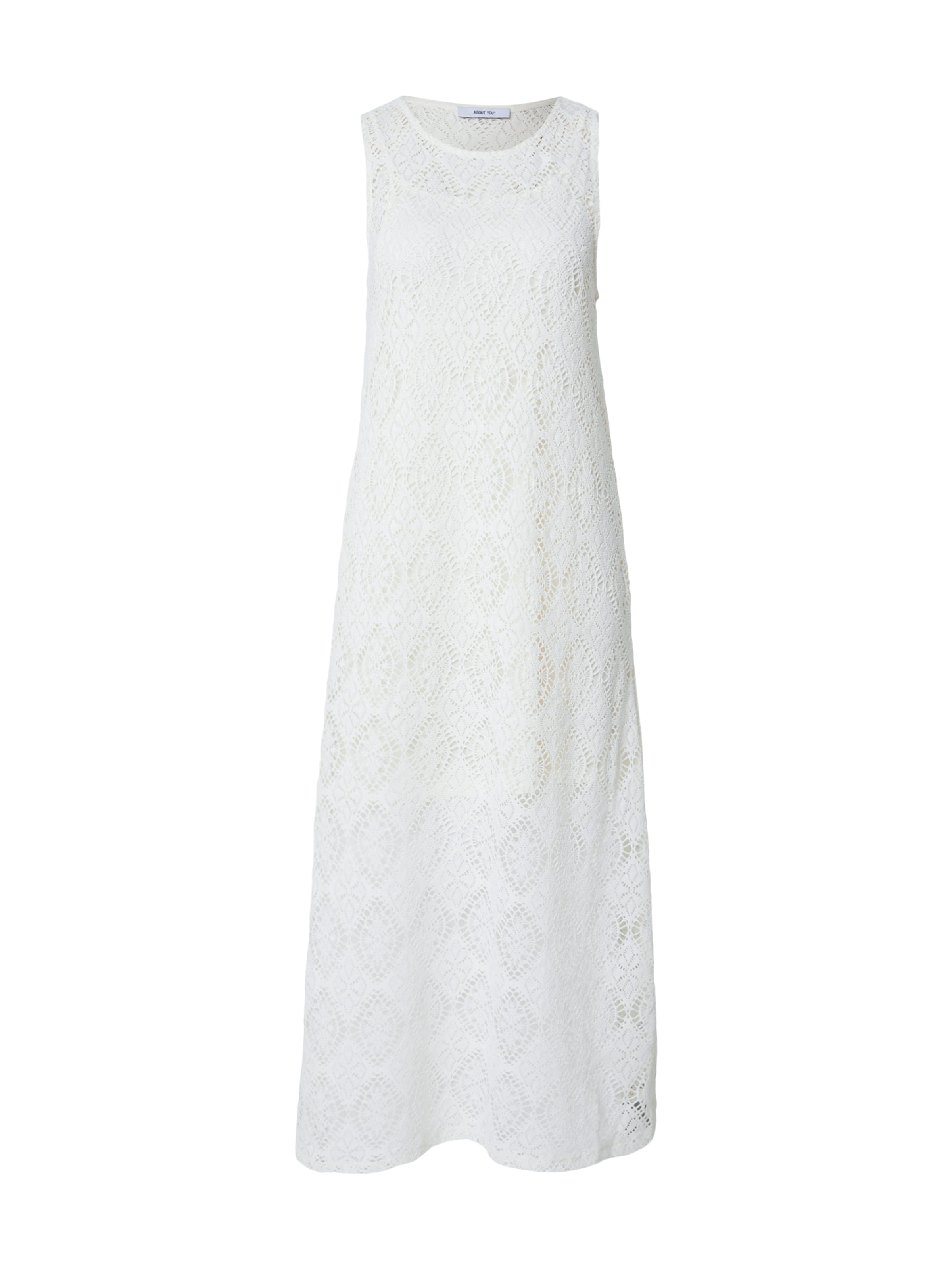 ABOUT YOU - Vestido 'Fleur' en blanco: frente