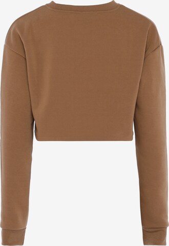 BLONDA Sweatshirt in Braun