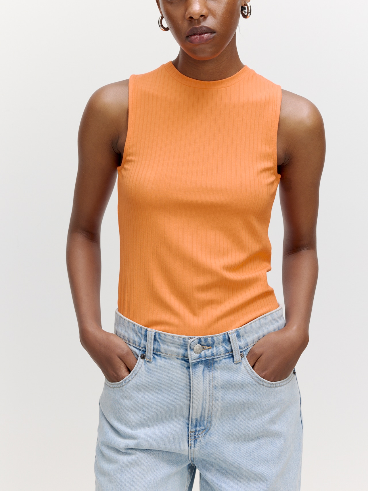 EDITED Top 'Naela' arancione