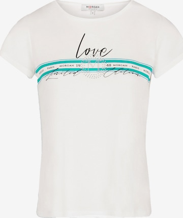 Morgan Shirt 'DLO' in Wit: voorkant