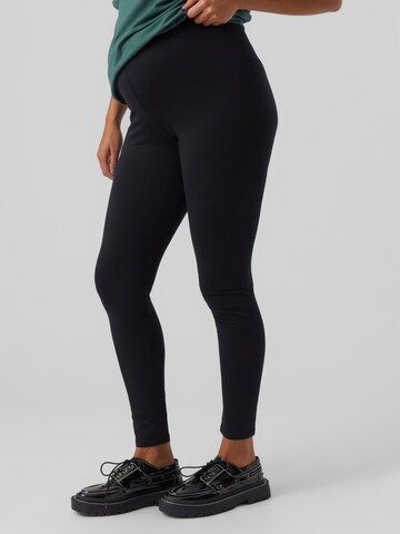 Skinny Leggings 'Sanni' de la MAMALICIOUS pe bej: față