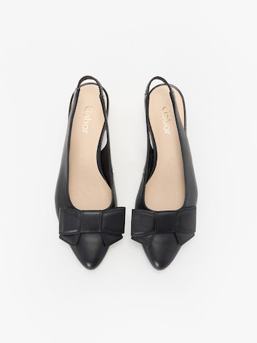 GABOR Slingpumps i sort: top
