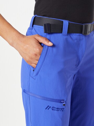 Maier Sports - Regular Calças outdoor 'Lulaka' em azul