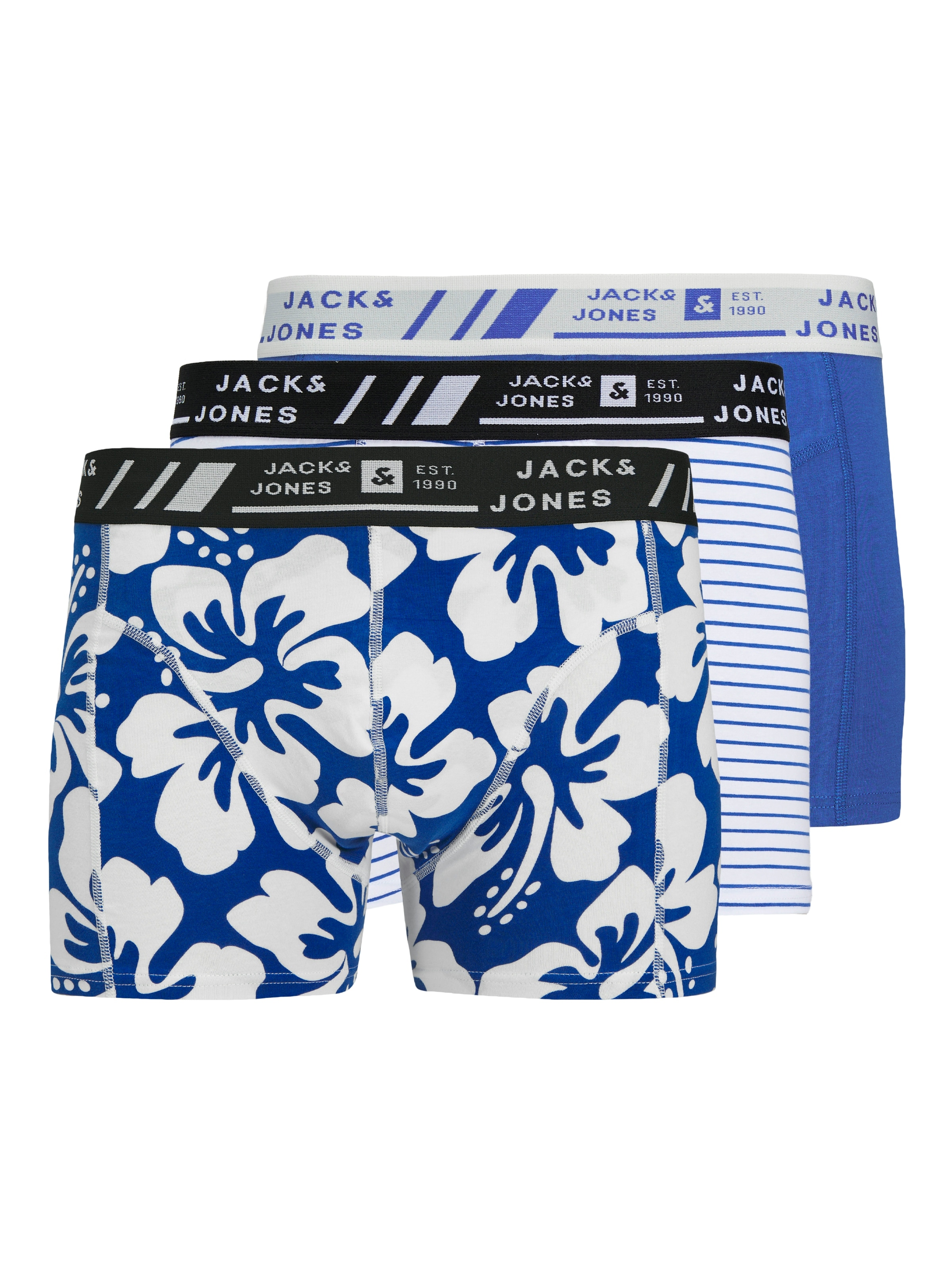 sötétkék / fekete / fehér JACK & JONES Boxeralsók 'JACHAWAII', Termék nézet