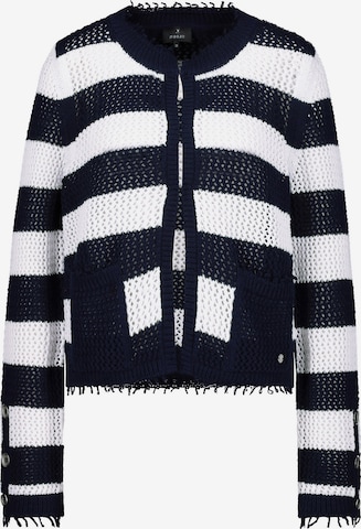 Cardigan monari en bleu : devant