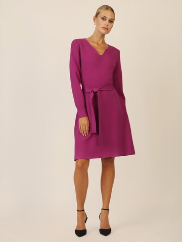 APART Knitted dress in Purple
