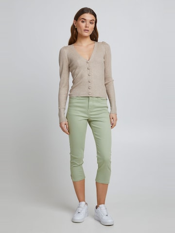 Coupe slim Jean ' Lola ' b.young en vert