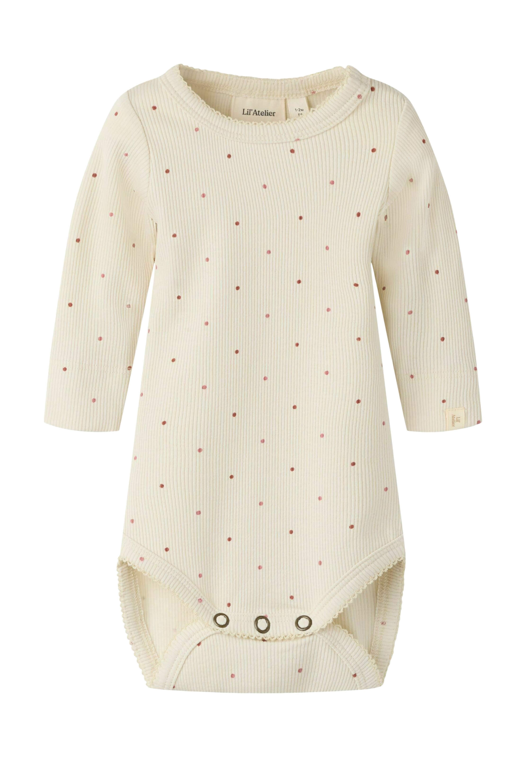 Tutina / body per bambino 'NBFGAGO' di Lil'Atelier in grigio: frontale