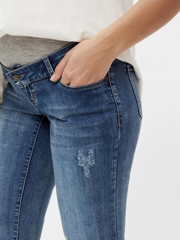 MAMALICIOUS Regular Jeans 'Etos' i blå