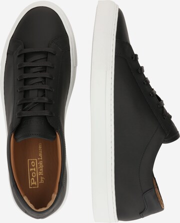 Polo Ralph Lauren Rövid szárú sportcipők 'JERMAIN' - fekete