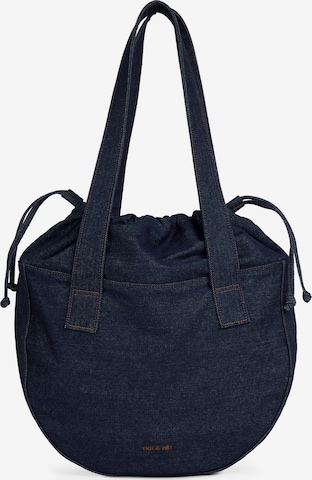 Nat&NinShopper torba 'Romane' - plava boja: prednji dio