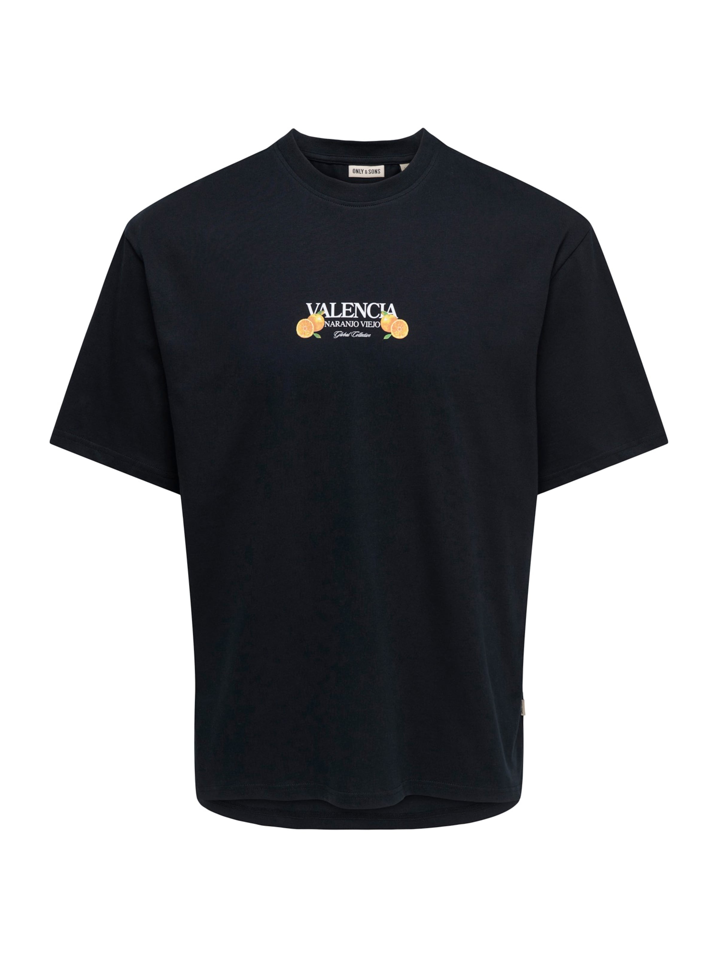 Only & Sons Μπλουζάκι 'ONSTASTY' σε μαύρο: μπροστά