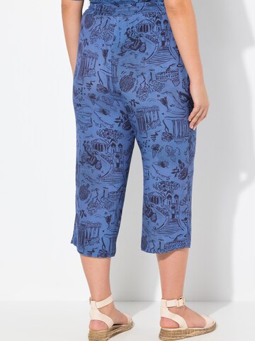 Ulla Popken Loosefit Hose 'Rose' in Blau