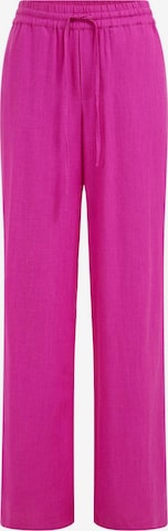 WE Fashion Loosefit Bukser med lægfolder i pink: forside